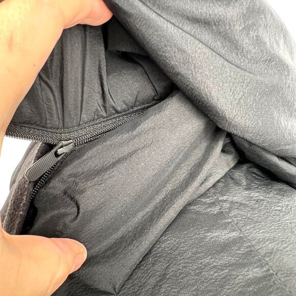 Lululemon Down For It All 700 Down Fill Hooded Running Jacket Black Size 8 - Picture 10 of 16